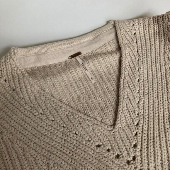 Free People S All Day Long V Neck Sweater - Picture 9 of 13